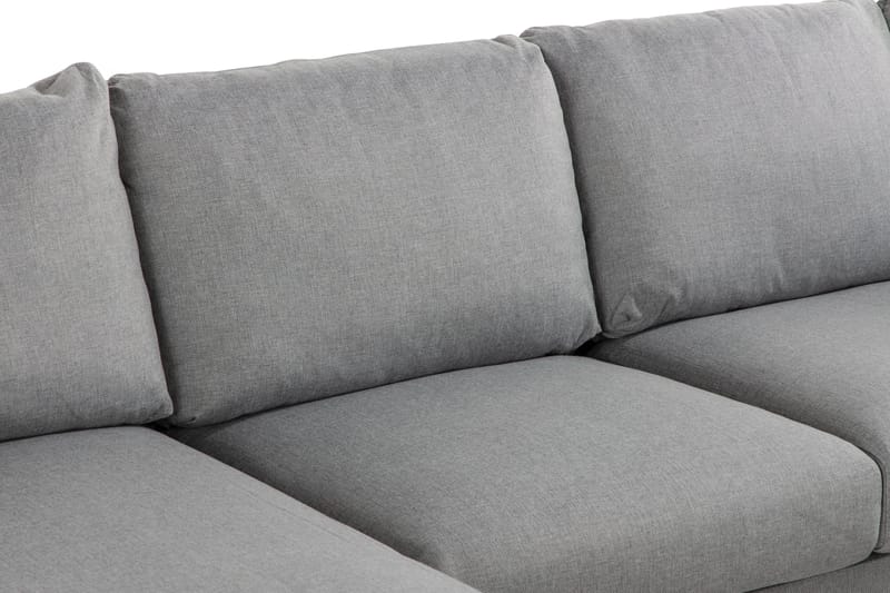 Trend 4-sits Högervänd U-formad Soffa med Divan och Schäslong i Tyg - Grå - Möbler - Vardagsrum - Soffor - U-soffor