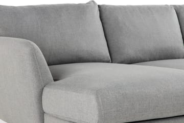 Trend 4-sits Högervänd U-formad Soffa med Divan och Schäslong i Tyg - Grå - Möbler - Vardagsrum - Soffor - U-soffor