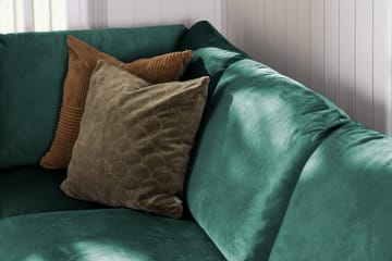 Trend 4-sits Vänstervänd U-formad Soffa med Divan och Schäslong i Sammet - Grön - Möbler - Vardagsrum - Soffor - U-soffor