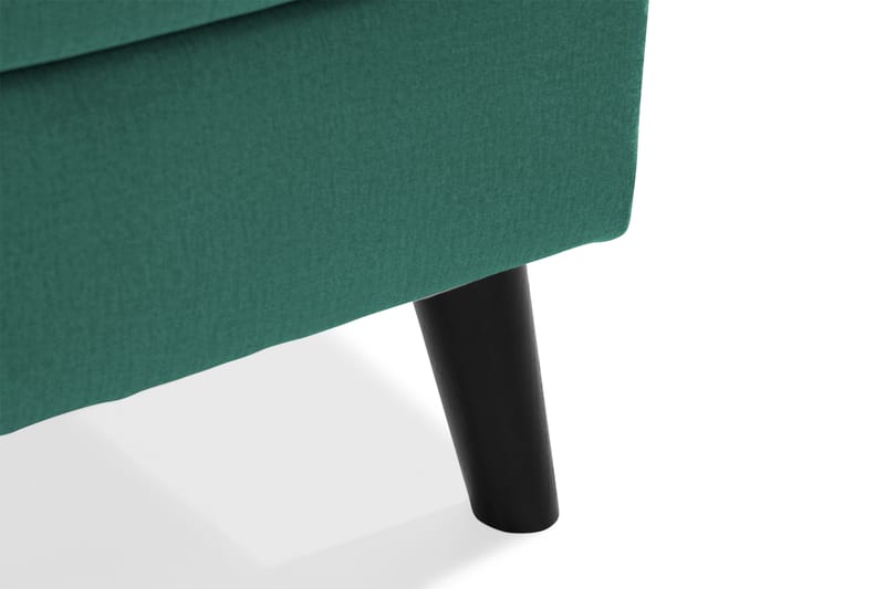 Trend 4-sits Vänstervänd U-formad Soffa med Divan och Schäslong i Sammet - Grön - Möbler - Vardagsrum - Soffor - U-soffor