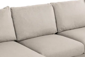 Trend 4-sits Vänstervänd U-formad Soffa med Divan och Schäslong i Tyg - Beige - Möbler - Vardagsrum - Soffor - U-soffor