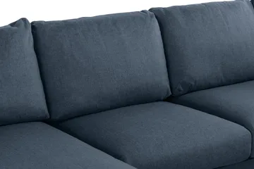Trend 4-sits Vänstervänd U-formad Soffa med Divan och Schäslong i Tyg - Blå - Möbler - Vardagsrum - Soffor - U-soffor