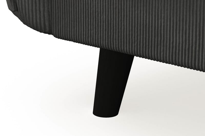 Trend Lyx 4-sits Högervänd U-formad Soffa med Divan och Schäslong i Manchester - Mörkgrå - Möbler - Vardagsrum - Soffor - U-soffor
