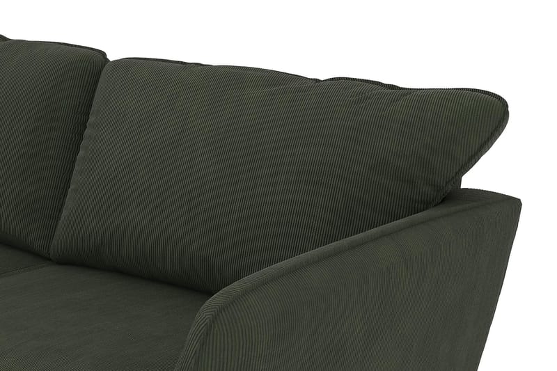 Trend Lyx 4-sits Högervänd U-formad Soffa med Divan och Schäslong i Manchester - Mörkgrön - Möbler - Vardagsrum - Soffor - U-soffor