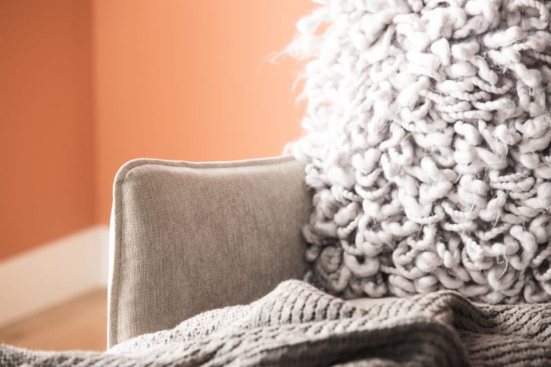 Trend Lyx 4-sits Högervänd U-formad Soffa med Divan och Schäslong i Tyg - Beige - Möbler - Vardagsrum - Soffor - U-soffor