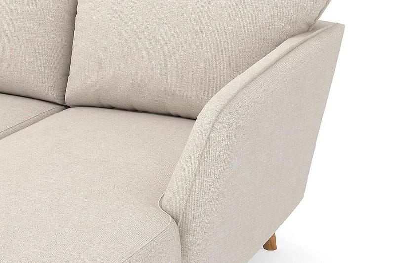 Trend Lyx 4-sits Högervänd U-formad Soffa med Divan och Schäslong i Tyg - Beige - Möbler - Vardagsrum - Soffor - U-soffor
