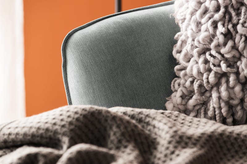 Trend Lyx 4-sits Högervänd U-formad Soffa med Divan och Schäslong i Tyg - Grå - Möbler - Vardagsrum - Soffor - U-soffor