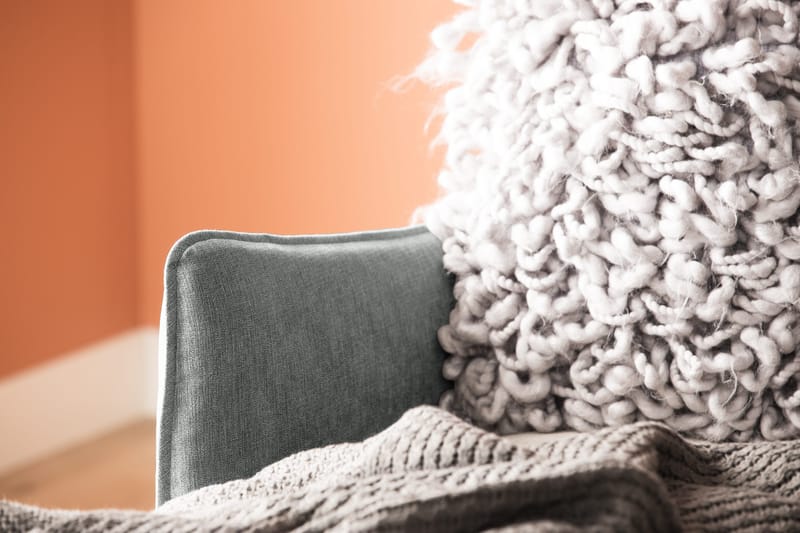 Trend Lyx 4-sits Högervänd U-formad Soffa med Divan och Schäslong i Tyg - Grå - Möbler - Vardagsrum - Soffor - U-soffor