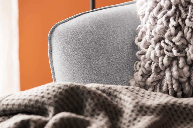 Trend Lyx 4-sits Högervänd U-formad Soffa med Divan och Schäslong i Tyg - Ljusgrå - Möbler - Vardagsrum - Soffor - U-soffor