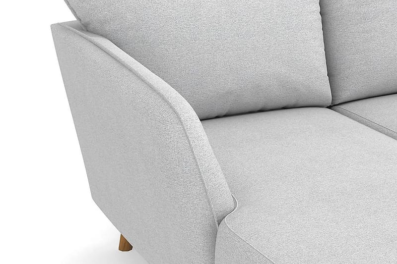 Trend Lyx 4-sits Högervänd U-formad Soffa med Divan och Schäslong i Tyg - Ljusgrå - Möbler - Vardagsrum - Soffor - U-soffor
