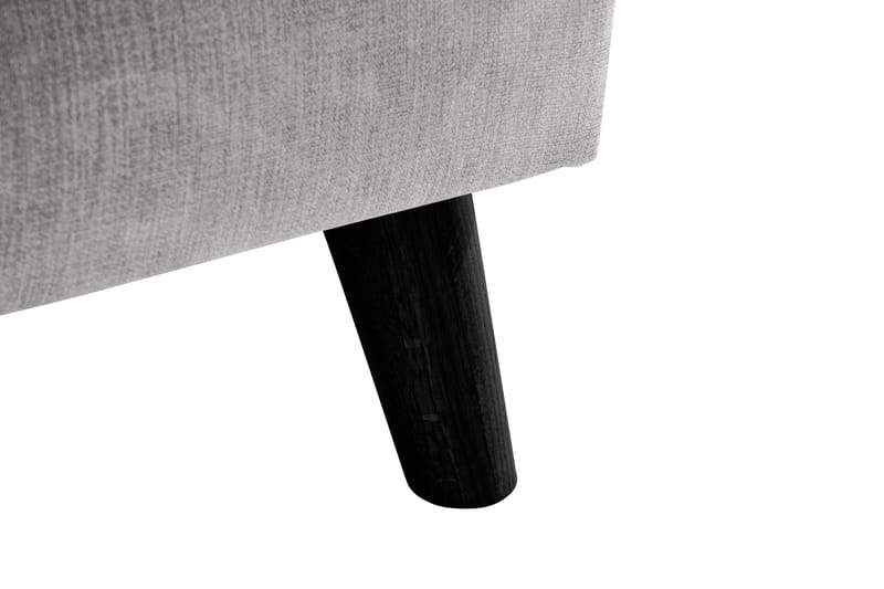 Trend Lyx 4-sits Högervänd U-formad Soffa med Divan och Schäslong i Tyg - Ljusgrå - Möbler - Vardagsrum - Soffor - U-soffor
