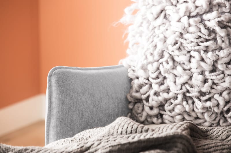 Trend Lyx 4-sits Högervänd U-formad Soffa med Divan och Schäslong i Tyg - Ljusgrå - Möbler - Vardagsrum - Soffor - U-soffor