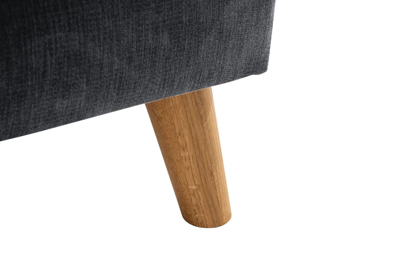 Trend Lyx 4-sits Högervänd U-formad Soffa med Divan och Schäslong i Tyg - Mörkgrå - Möbler - Vardagsrum - Soffor - U-soffor