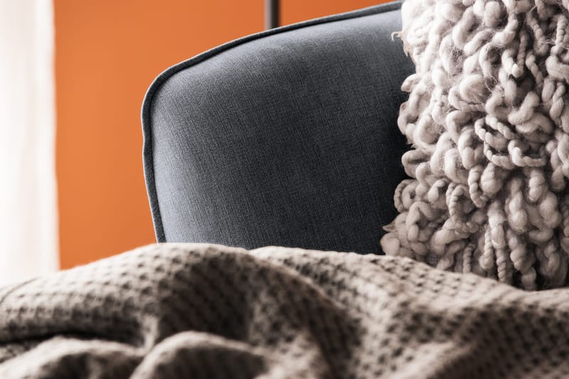 Trend Lyx 4-sits Högervänd U-formad Soffa med Divan och Schäslong i Tyg - Mörkgrå - Möbler - Vardagsrum - Soffor - U-soffor