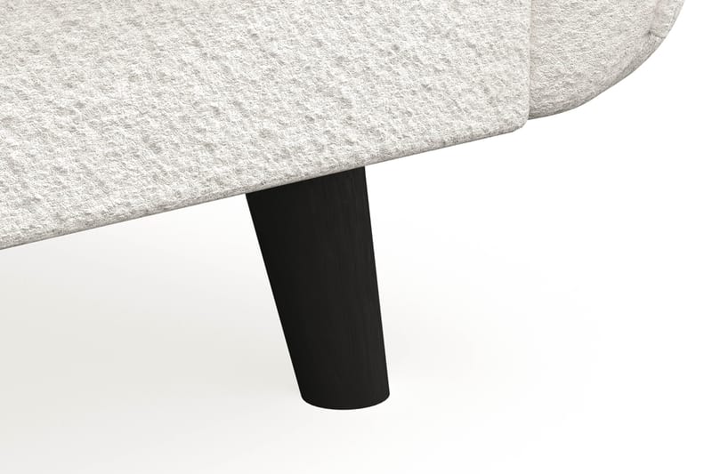 Trend Lyx 4-sits Vänstervänd U-formad Soffa med Divan och Schäslong i Bouclé - Vit - Möbler - Vardagsrum - Soffor - U-soffor