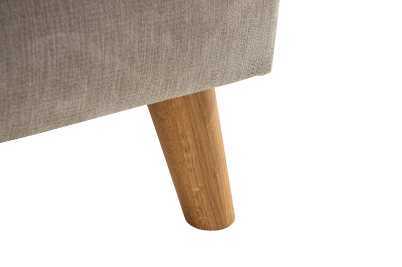 Trend Lyx 4-sits Vänstervänd U-formad Soffa med Divan och Schäslong i Tyg - Beige - Möbler - Vardagsrum - Soffor - U-soffor