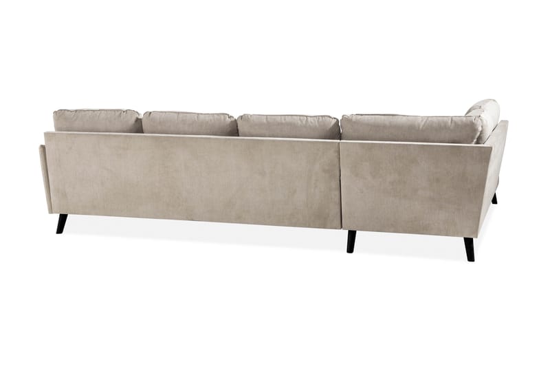 Trend Lyx 4-sits Vänstervänd U-formad Soffa med Divan och Schäslong i Tyg - Beige - Möbler - Vardagsrum - Soffor - U-soffor