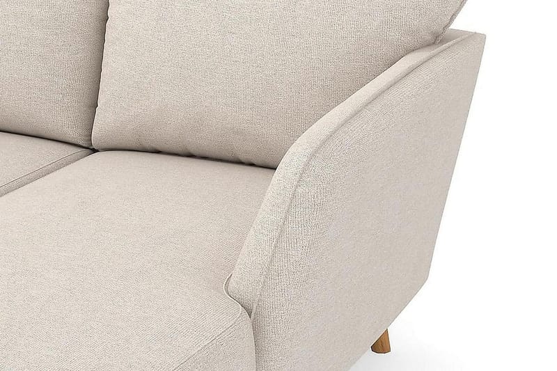 Trend Lyx 4-sits Vänstervänd U-formad Soffa med Divan och Schäslong i Tyg - Beige - Möbler - Vardagsrum - Soffor - U-soffor
