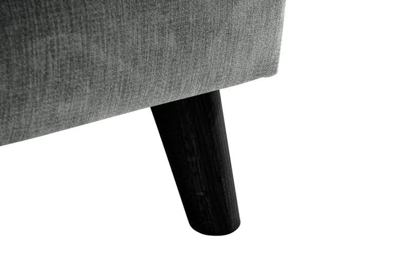 Trend Lyx 4-sits Vänstervänd U-formad Soffa med Divan och Schäslong i Tyg - Grå - Möbler - Vardagsrum - Soffor - U-soffor