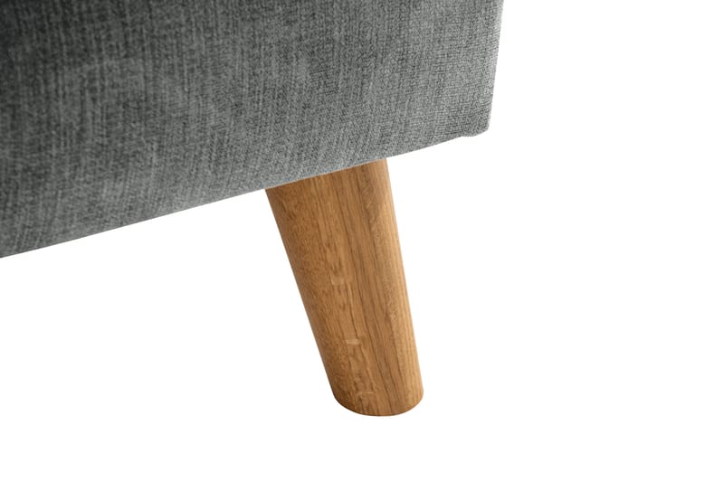 Trend Lyx 4-sits Vänstervänd U-formad Soffa med Divan och Schäslong i Tyg - Grå - Möbler - Vardagsrum - Soffor - U-soffor