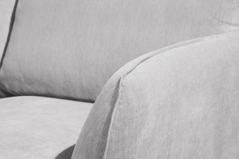 Trend Lyx 4-sits Vänstervänd U-formad Soffa med Divan och Schäslong i Tyg - Ljusgrå - Möbler - Vardagsrum - Soffor - U-soffor
