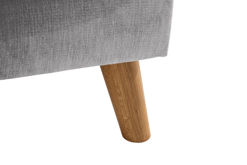 Trend Lyx 4-sits Vänstervänd U-formad Soffa med Divan och Schäslong i Tyg - Ljusgrå - Möbler - Vardagsrum - Soffor - U-soffor