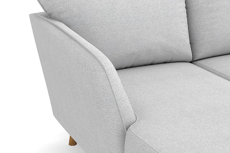 Trend Lyx 4-sits Vänstervänd U-formad Soffa med Divan och Schäslong i Tyg - Ljusgrå - Möbler - Vardagsrum - Soffor - U-soffor