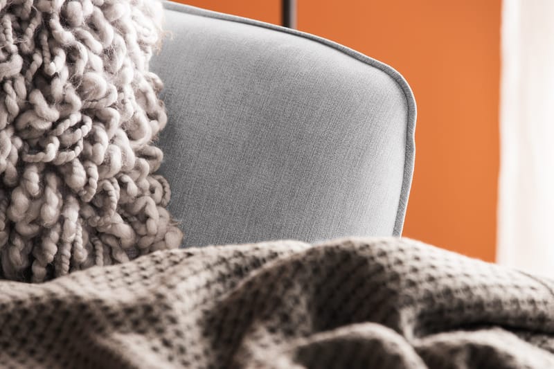 Trend Lyx 4-sits Vänstervänd U-formad Soffa med Divan och Schäslong i Tyg - Ljusgrå - Möbler - Vardagsrum - Soffor - U-soffor