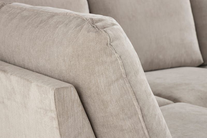 Trend Lyx U-soffa med Divan Höger - Beige/Ek - Möbler - Vardagsrum - Soffor - U-soffor