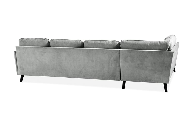 Trend Lyx U-soffa med Divan Höger - Grå/Svart - Möbler - Vardagsrum - Soffor - U-soffor
