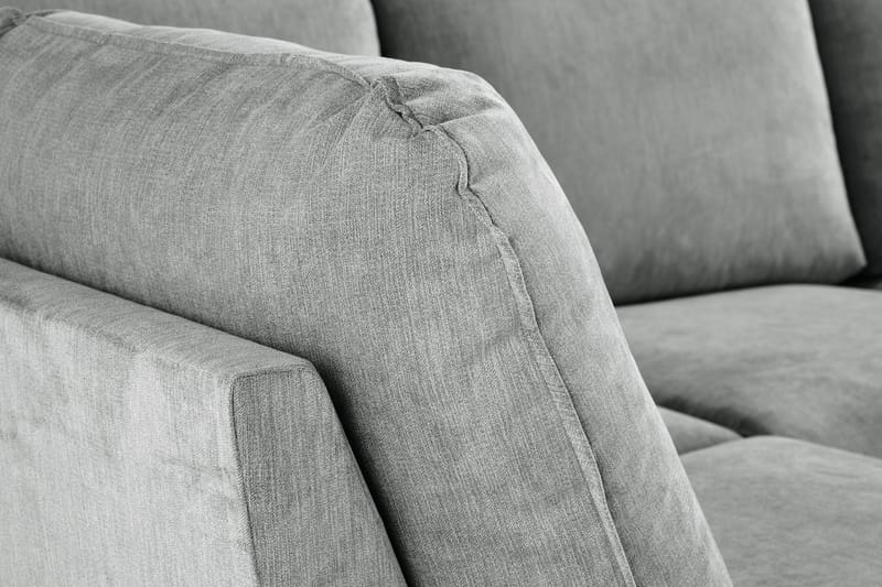 Trend Lyx U-soffa med Divan Vänster - Grå/Svart - Möbler - Vardagsrum - Soffor - U-soffor