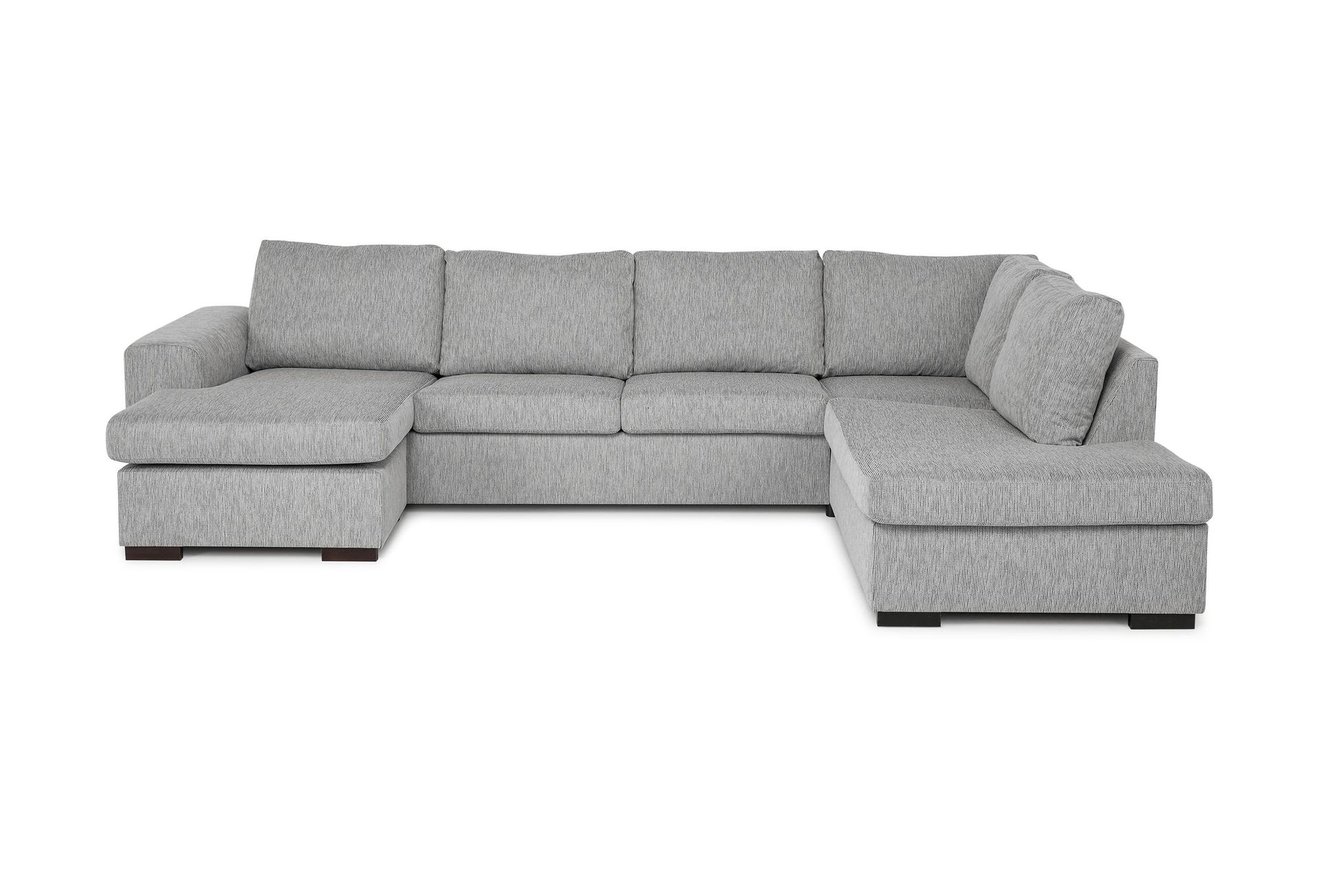 u-soffa scandinavian choice link large med divan vänster vit vänster -