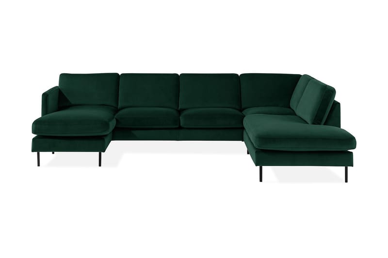 VILLEMO U-soffa med Divan Sammet Vänster - Möbler - Vardagsrum - Soffor - U-soffor