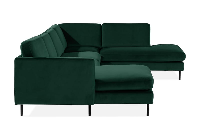 VILLEMO U-soffa med Divan Sammet Vänster - Möbler - Vardagsrum - Soffor - U-soffor