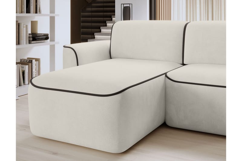 Ume 4-sits Soffa med Divan - Beige - Möbler - Vardagsrum - Soffor - Divansoffa & schäslong