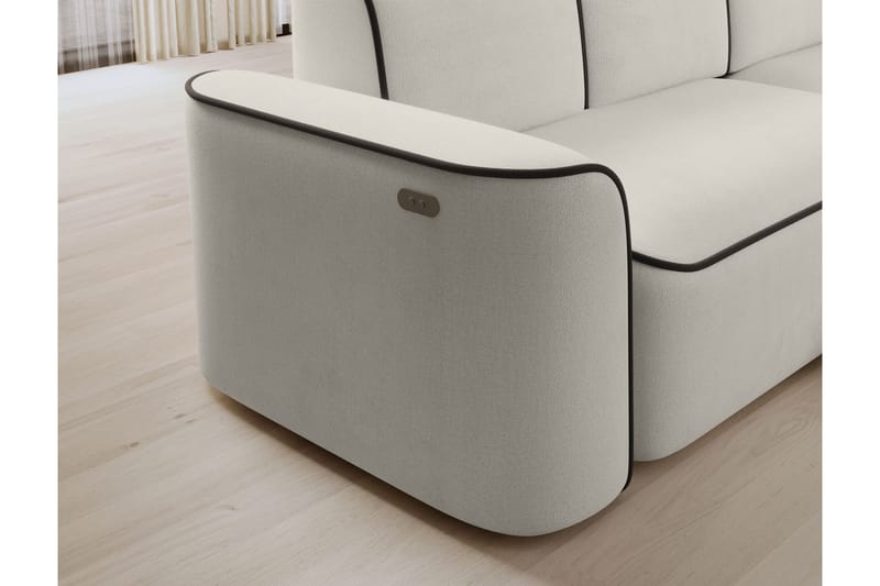 Ume 4-sits Soffa med Divan - Beige - Möbler - Vardagsrum - Soffor - Divansoffa & schäslong