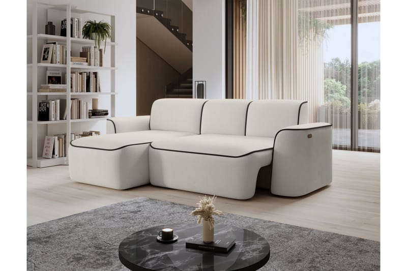 Ume 4-sits Soffa med Divan - Beige - Möbler - Vardagsrum - Soffor - Divansoffa & schäslong