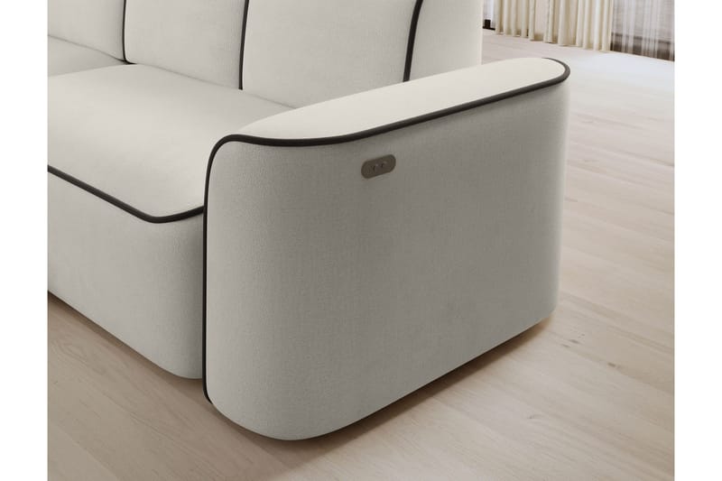 Ume 4-sits Soffa med Divan - Beige - Möbler - Vardagsrum - Soffor - Divansoffa & schäslong