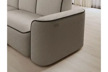 Ume 4-sits Soffa med Divan - Beige - Möbler - Vardagsrum - Soffor - Divansoffa & schäslong
