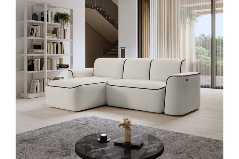 Ume 4-sits Soffa med Divan - Beige - Möbler - Vardagsrum - Soffor - Divansoffa & schäslong