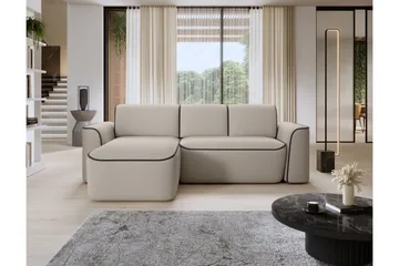 Ume 4-sits Soffa med Divan - Beige - Möbler - Vardagsrum - Soffor - Divansoffa & schäslong
