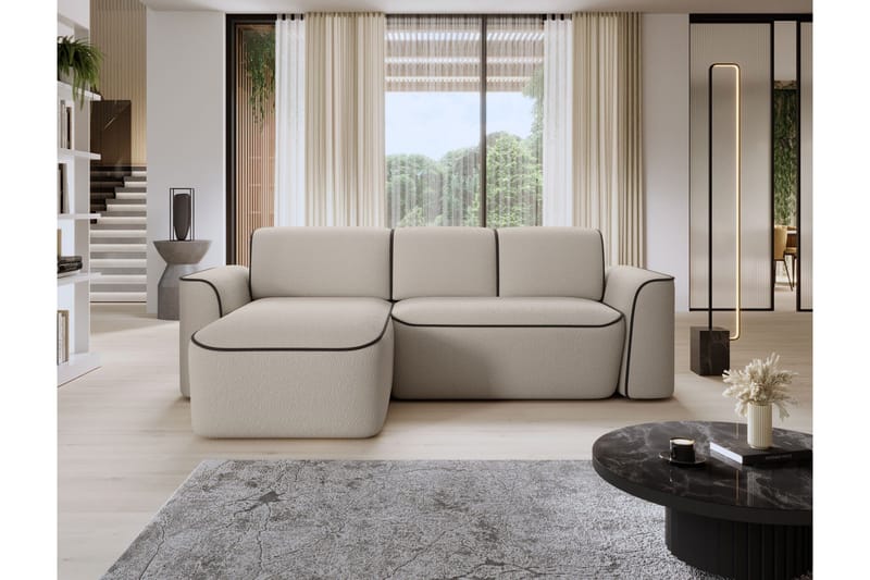 Ume 4-sits Soffa med Divan - Beige - Möbler - Vardagsrum - Soffor - Divansoffa & schäslong