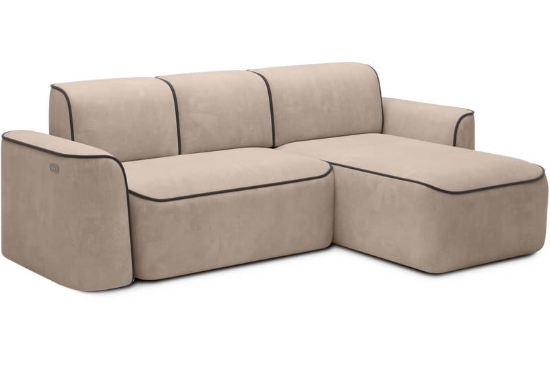 Ume 4-sits Soffa med Divan - Beige - Möbler - Vardagsrum - Soffor - Divansoffa & schäslong