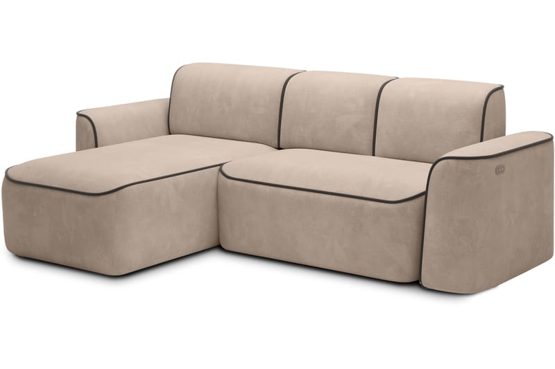 Ume 4-sits Soffa med Divan - Cream - Möbler - Vardagsrum - Soffor - Divansoffa & schäslong