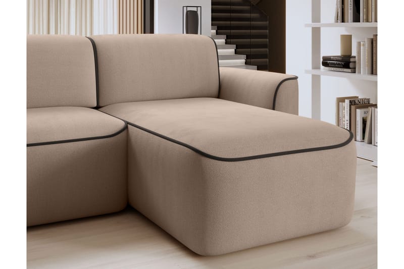 Ume 4-sits Soffa med Divan - Cream - Möbler - Vardagsrum - Soffor - Divansoffa & schäslong