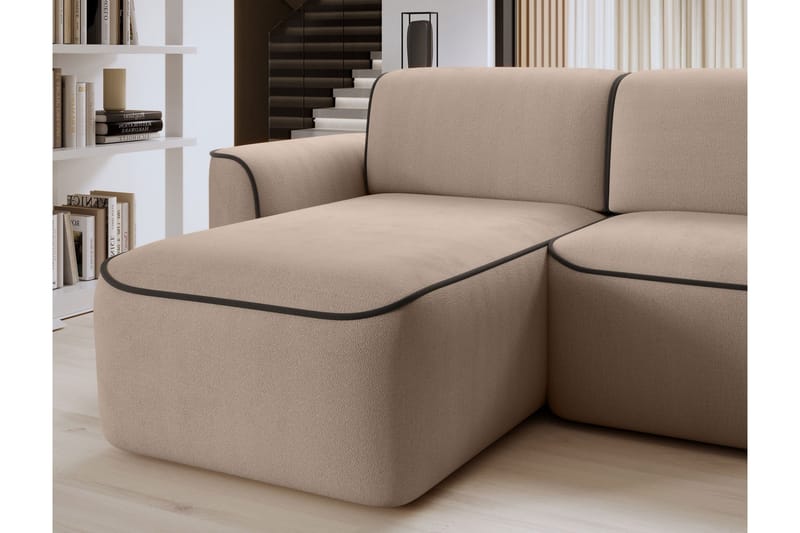 Ume 4-sits Soffa med Divan - Cream - Möbler - Vardagsrum - Soffor - Divansoffa & schäslong