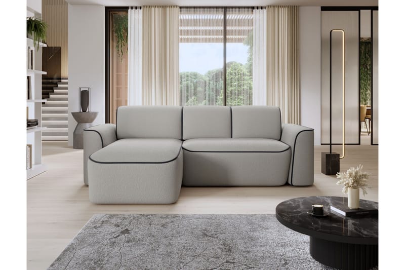 Ume 4-sits Soffa med Divan - Grå - Möbler - Vardagsrum - Soffor - Divansoffa & schäslong