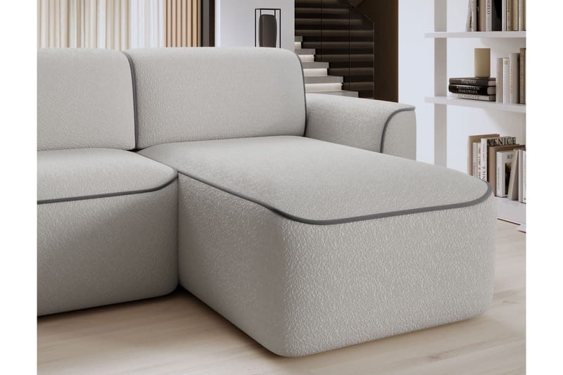 Ume 4-sits Soffa med Divan - Grå - Möbler - Vardagsrum - Soffor - Divansoffa & schäslong