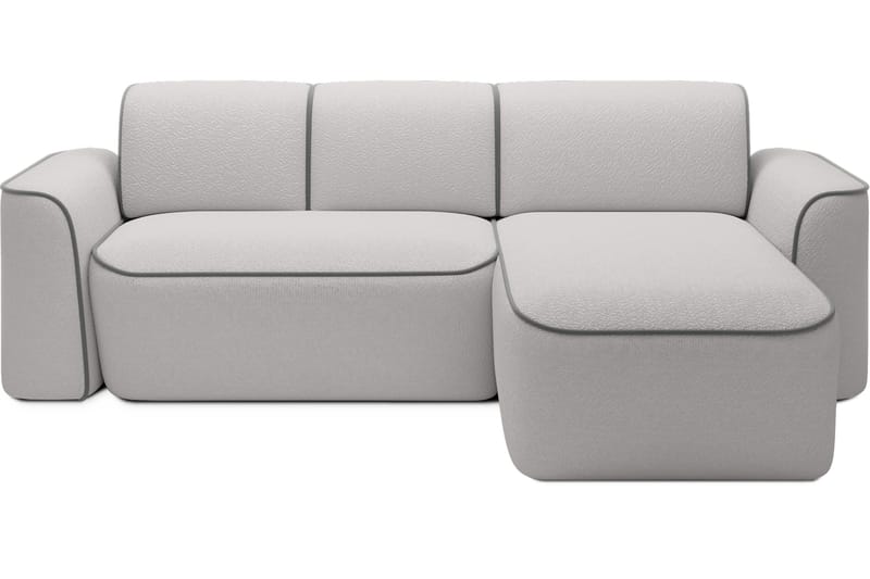 Ume 4-sits Soffa med Divan, Grå