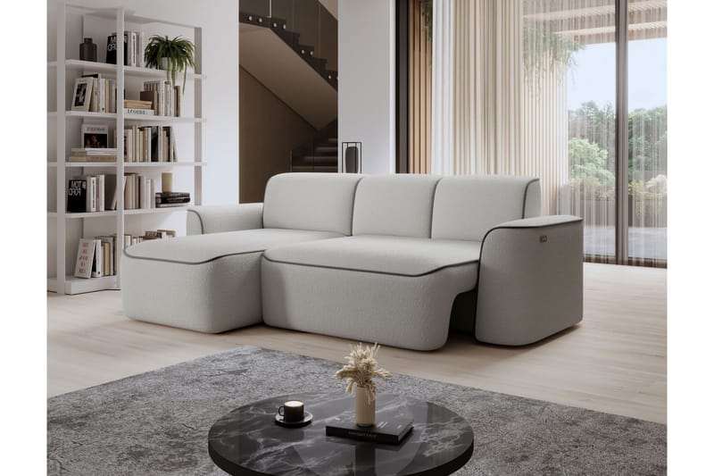 Ume 4-sits Soffa med Divan - Grå - Möbler - Vardagsrum - Soffor - Divansoffa & schäslong